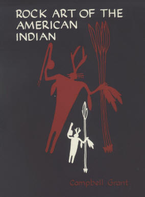 rock art of the american indian. vist0084 front cover