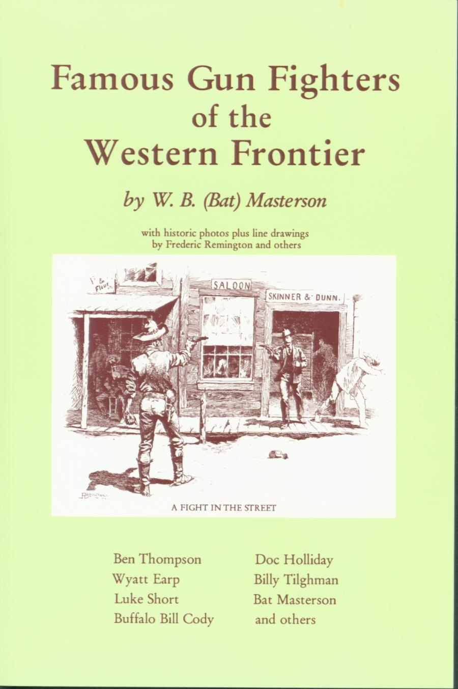 Famous Gunfighters of the Western Frontier. vist0087 frontcover